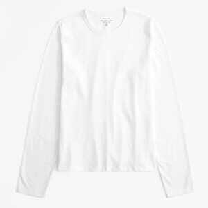 Abercrombie Essential Long-Sleeve Body-Skimming Tee - NWT | sz S